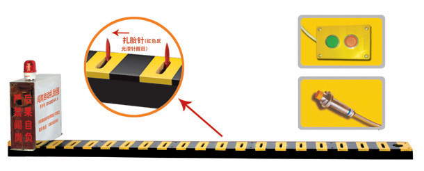 湛江赤坎区V3嵌入式闯岗自动扎胎器/阻车器